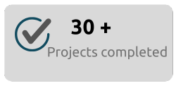 30+ Projects Done